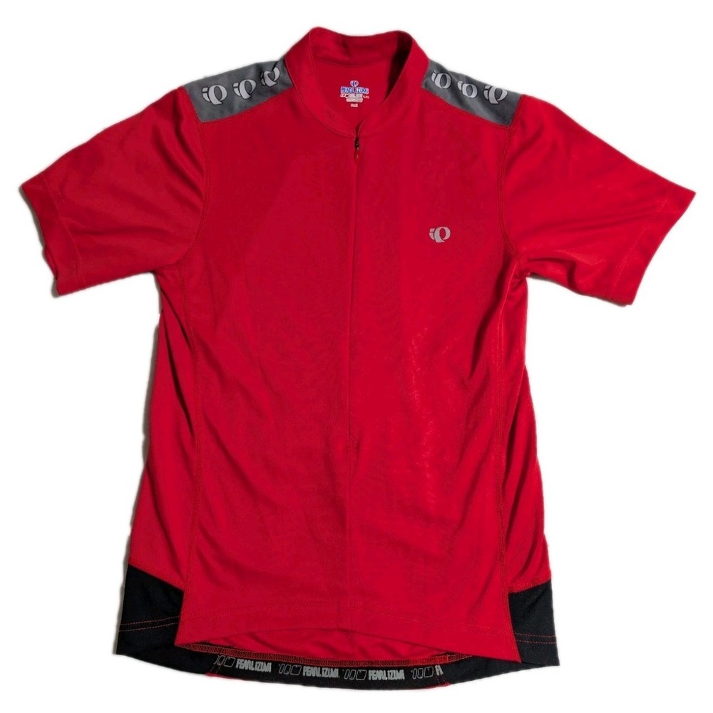 Pearl Izumi Select Cycling‎ Jersey Mens S Red Full Zip Bike Shirt 3 Pocket